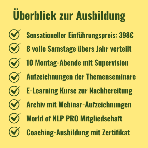 Überblick zur Life Coach Ausbildung Text