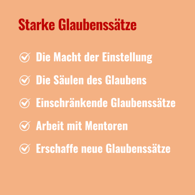 Starke Glaubenssätze