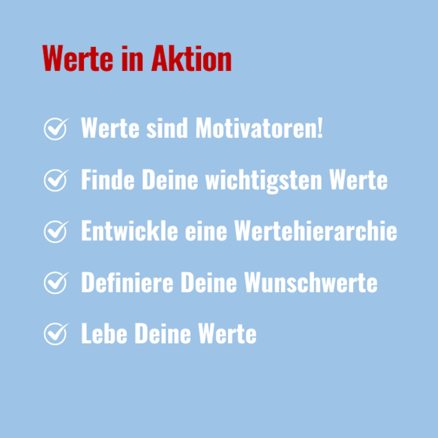 Werte in Aktion